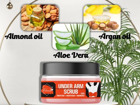 Rabenda Under Arm Scrub Gently Exfoliates The Sensitive Skin of Under Arms (50 g) Pack Of-2 Online Hot Sale