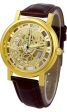 Analogue Golden Dial Men s & Boys  Leather Strap Watch Supply