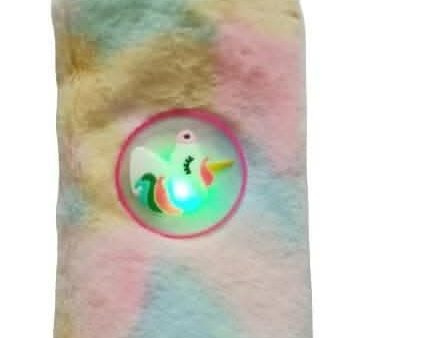 Attractive Unicorn LED Light Pencil Case Pouch for Stationery Sale