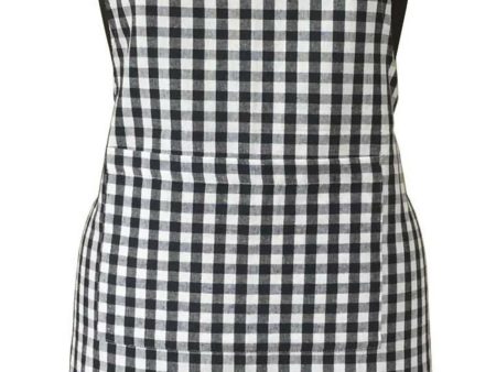 Lushomes Blue Checkered Kitchen Apron for Men and Women with Adjustable Buckle (Size: 64x81cms) Cheap