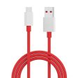 Portronics Konnect Dash Pro USB-C Fast Charging Cable, 6A Output, 480Mbps Sync (Red, length: 1 meter) Sale