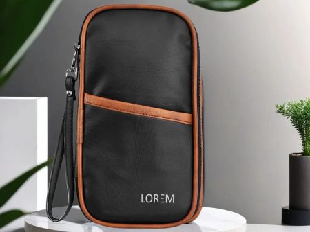 LOREM Men s and Women s Arificial Leather Passport,Ticket and Cash,Cheque Book Document Wallet Organizer Pouch OG04 For Sale