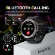 AMOLED Always-On display Smartwatch with BT Calling & Waterproof Fitness Monitoring for Android & iOS(Black) Supply