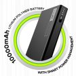 BoAt Energy Shroom PB300 Power bank with Smart IC protection, 22.5W fast charging (Battery Capacity: 10000 mAh, Carbon black) Online now